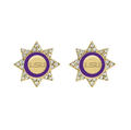 LSU starburst game day earrings