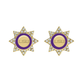 LSU starburst game day earrings