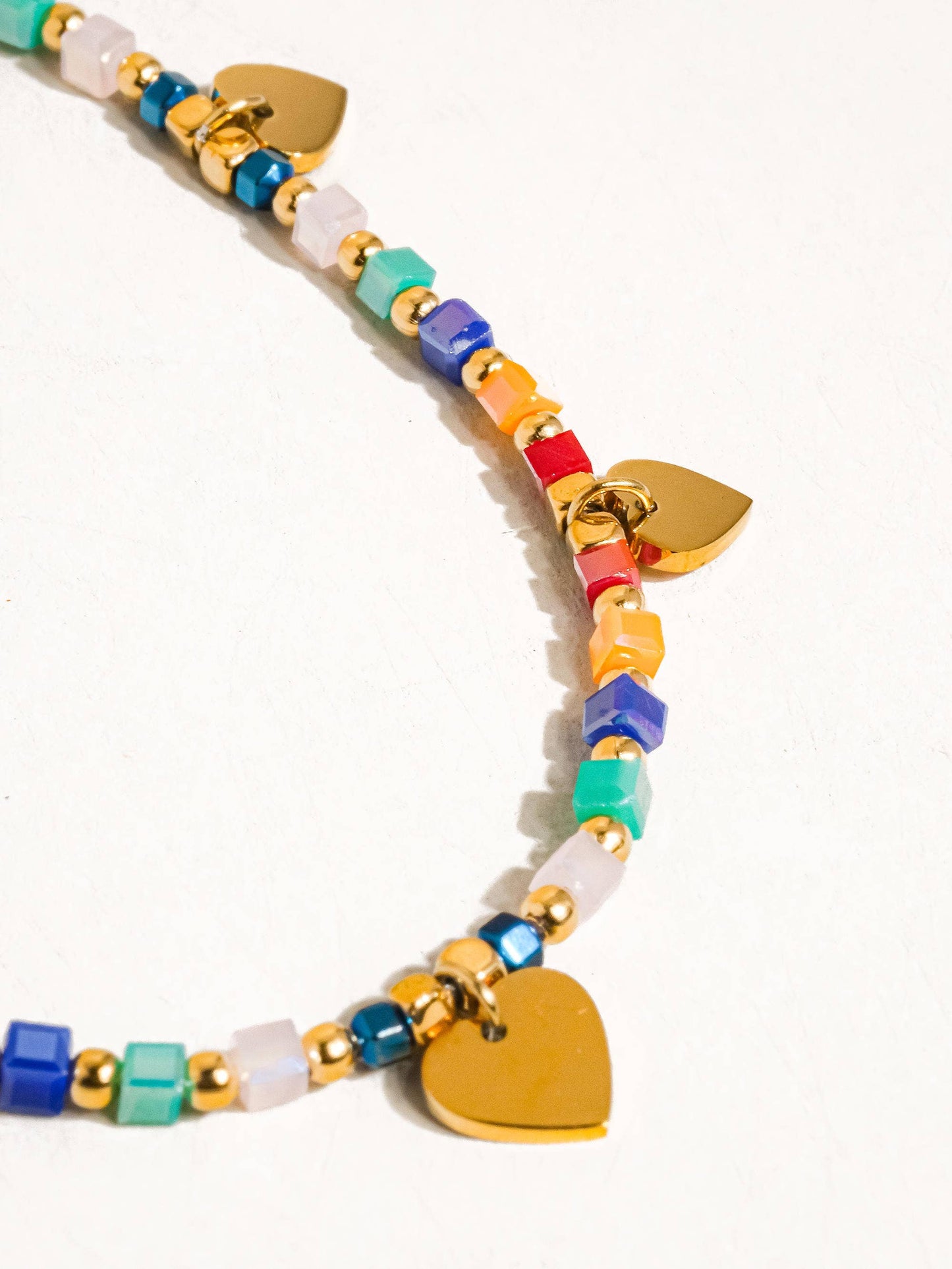 Archie 18K Beaded Heart Necklace