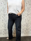 Kelsey Black Washed Ankle Flare