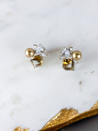 Art Deco Crystal Drop Earrings