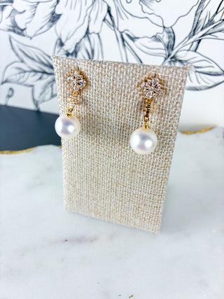 Aurora Floral Drop Earrings