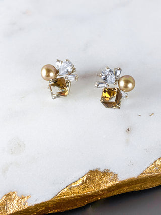 Art Deco Crystal Drop Earrings