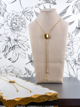 Round Bolo Necklace | Mikayla