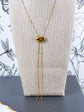 Dainty Thin Bean Bolo | 18K Gold