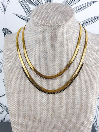 Fiona 18K Herringbone | CZ