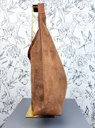 Noma Reversible Suede/Leather Tote | Camel