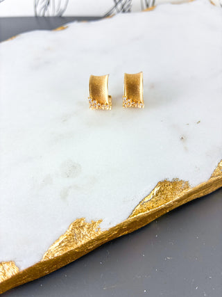 Irregular CZ C-Hoops