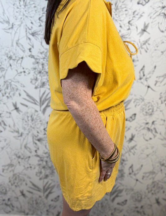 Home-Turf Honey Romper - Best & Co. Boutique
