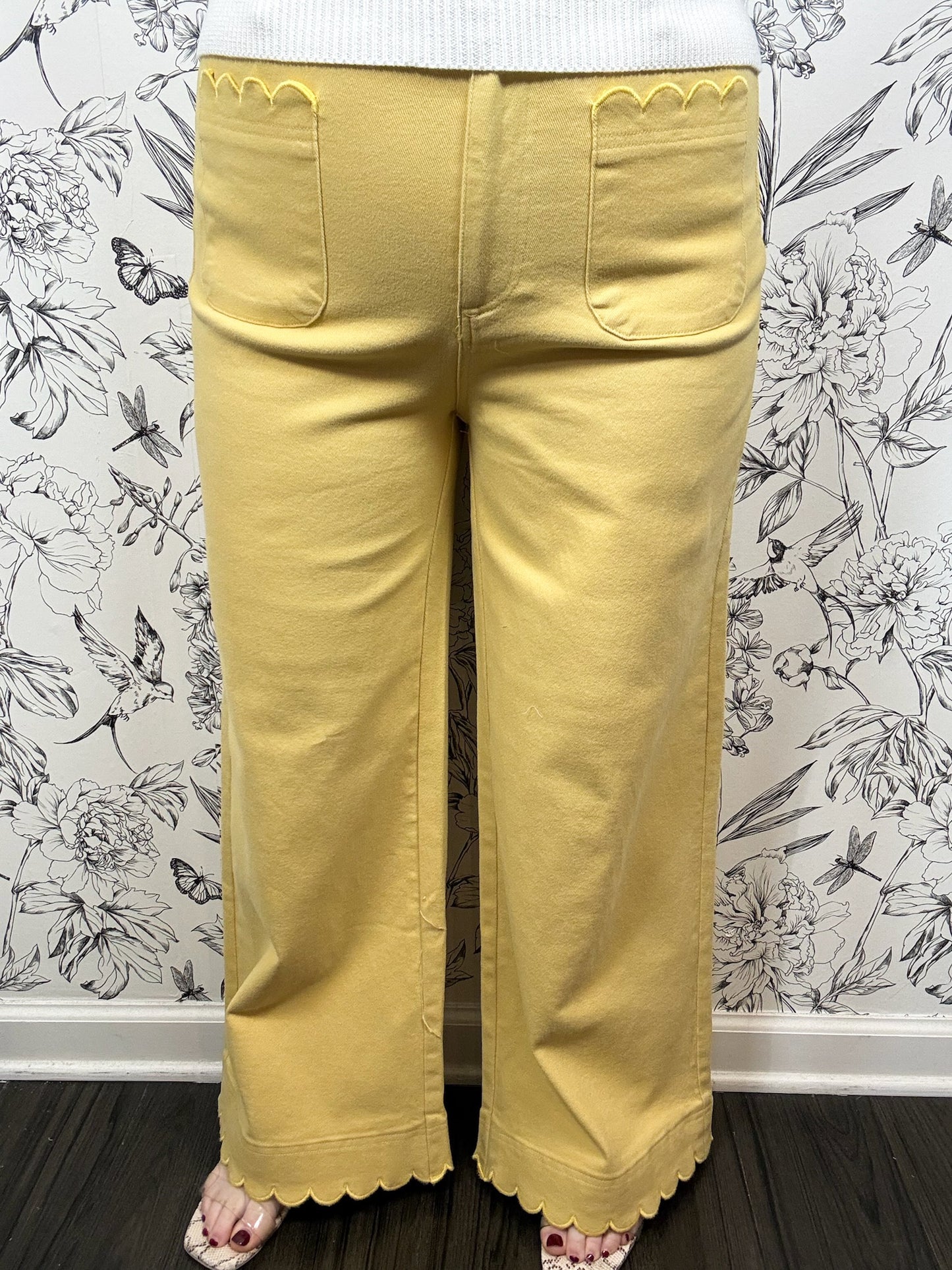 Limoncello Scallop Trouser