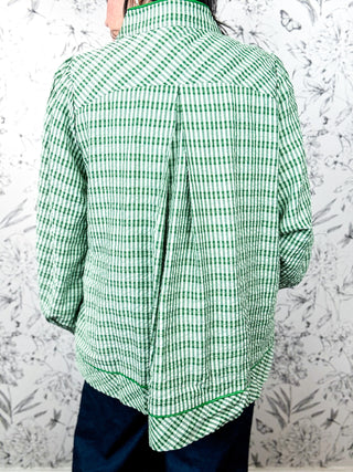 Briar Plaid Blouse | Curvy