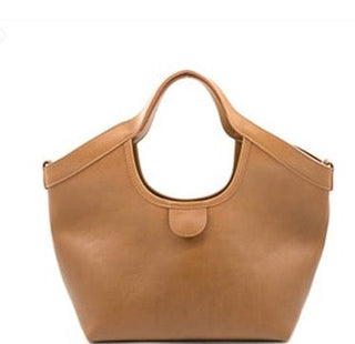 Ines Reversible Handbag | Tan & Snake