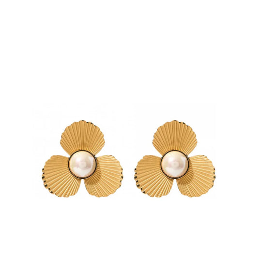 Petals & Pearls Earrings - Best & Co. Boutique