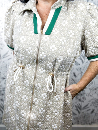 Hadley Floral Zip Up Dress | Curvy