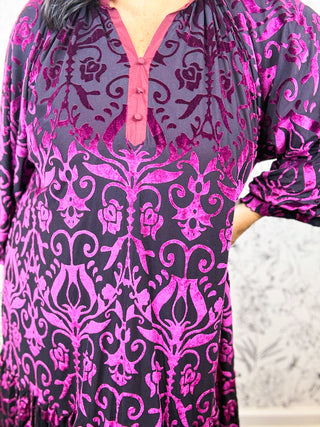 Marlowe Velvet Mini Dress | Curvy
