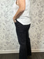 Kelsey Black Washed Ankle Flare