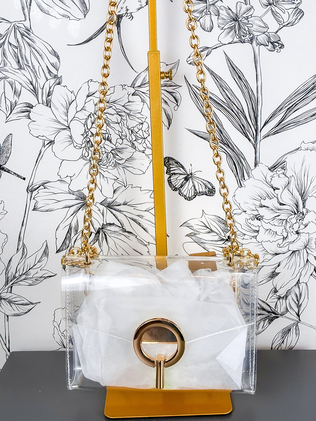 Golden Girl Mini Game Day Stadium Approved Crossbody Purse