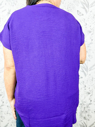 Tiger Town V Neck Game Day Top