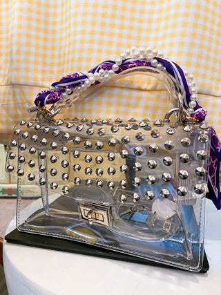 Game Day Phone Strap/Wristlet - Purple & Gold