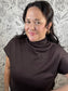Layer Up Mock in Brown - Best & Co. Boutique