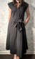 Barbara (Blk) Tailored Shirt Dress