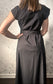 Barbara (Blk) Tailored Shirt Dress