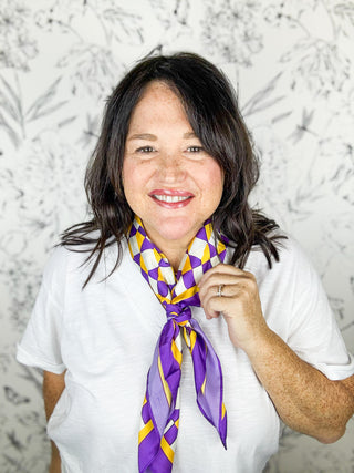 Hollis Purple Tiger Scarf | MED