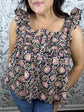 Mimosas at Midnight Babydoll Tank