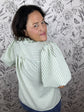 Sweet Magnolia Seersucker Blouse