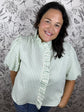 Sweet Magnolia Seersucker Blouse