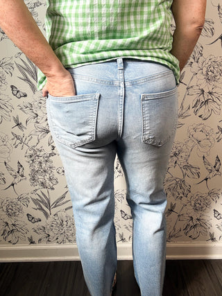 Rachel Mom Jean  | Performance Wash