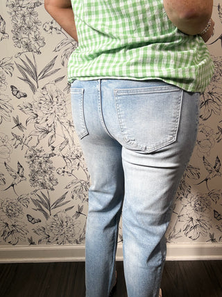 Rachel Mom Jean  | Performance Wash