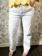 Avery Kut from the Kloth Straight Leg White