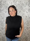 Blk Knit Comfort Mock Turtleneck - Best & Co. Boutique