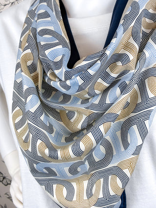 Triangle Scarf | Blue