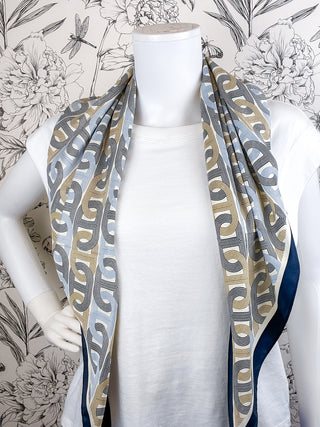 Triangle Scarf | Blue
