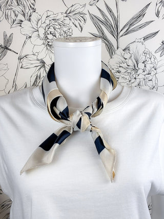 Zebra Square Scarf | Reversible