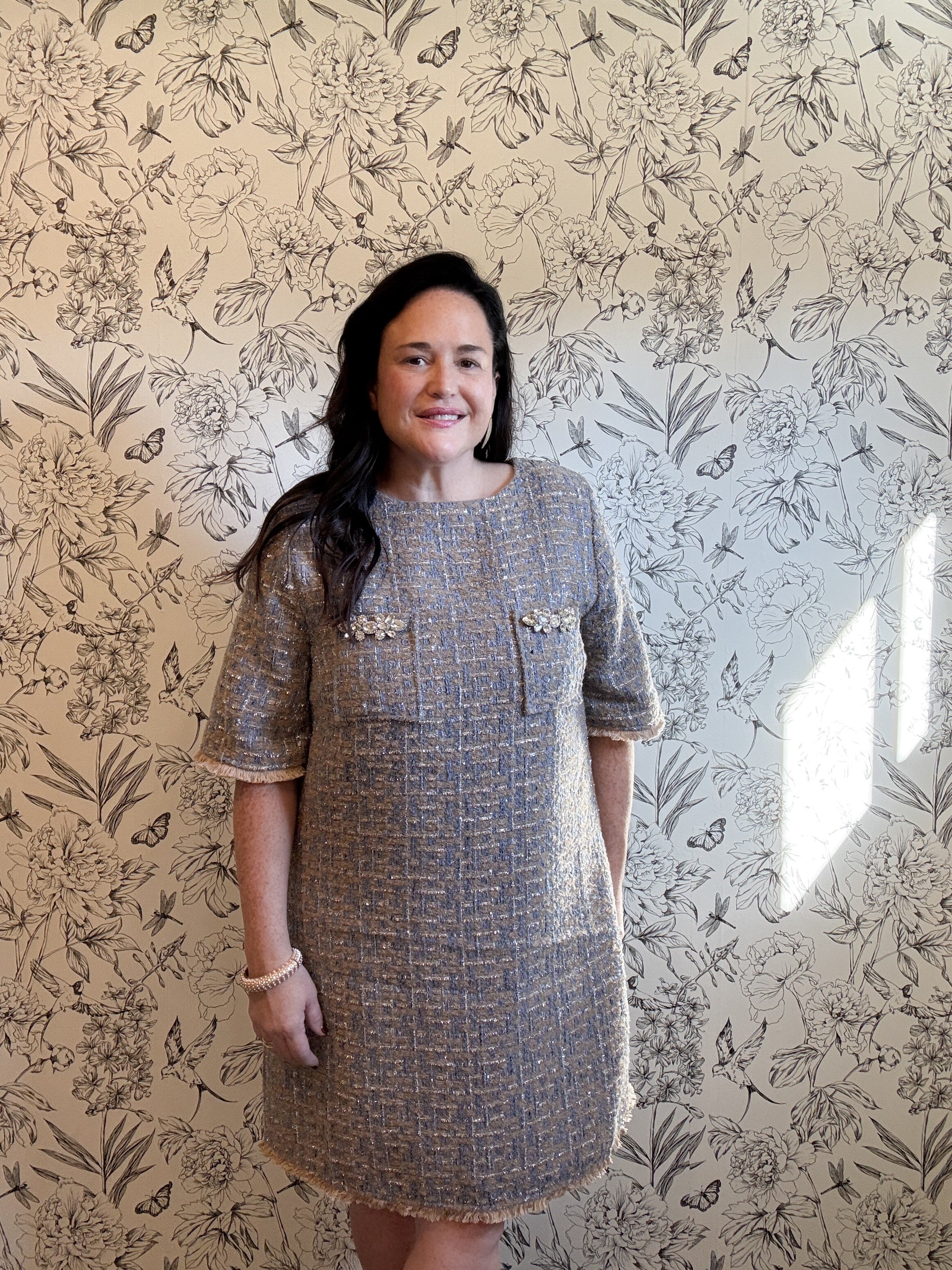 The Jewel Tweed Dress - Best & Co. Boutique