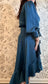 The Charlize Teal Satin Wrap Midi - Best & Co. Boutique