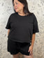 Sideline Staple Tee Black - Best & Co. Boutique