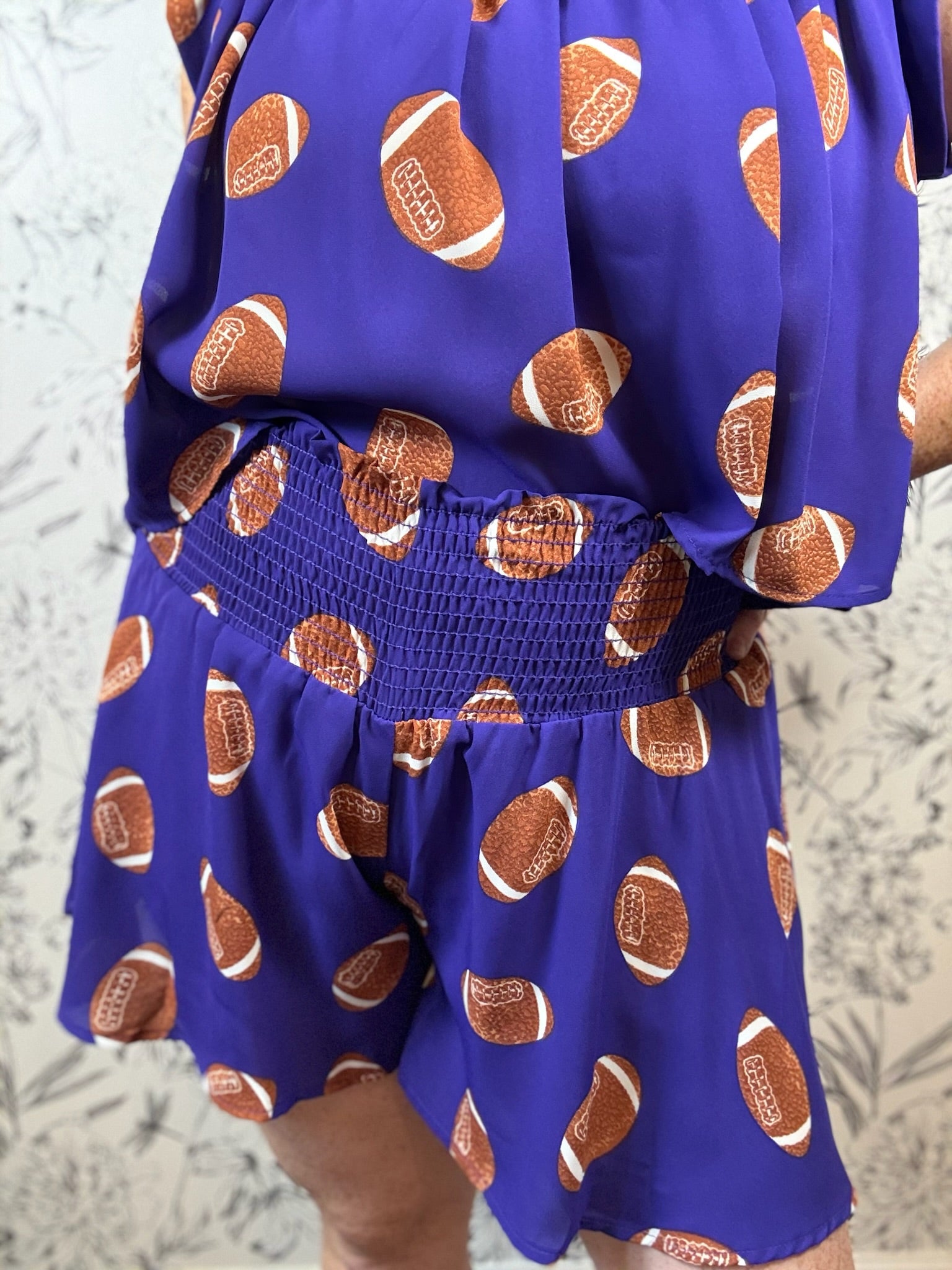 Tailgate Touchdown Blouse - Best & Co. Boutique