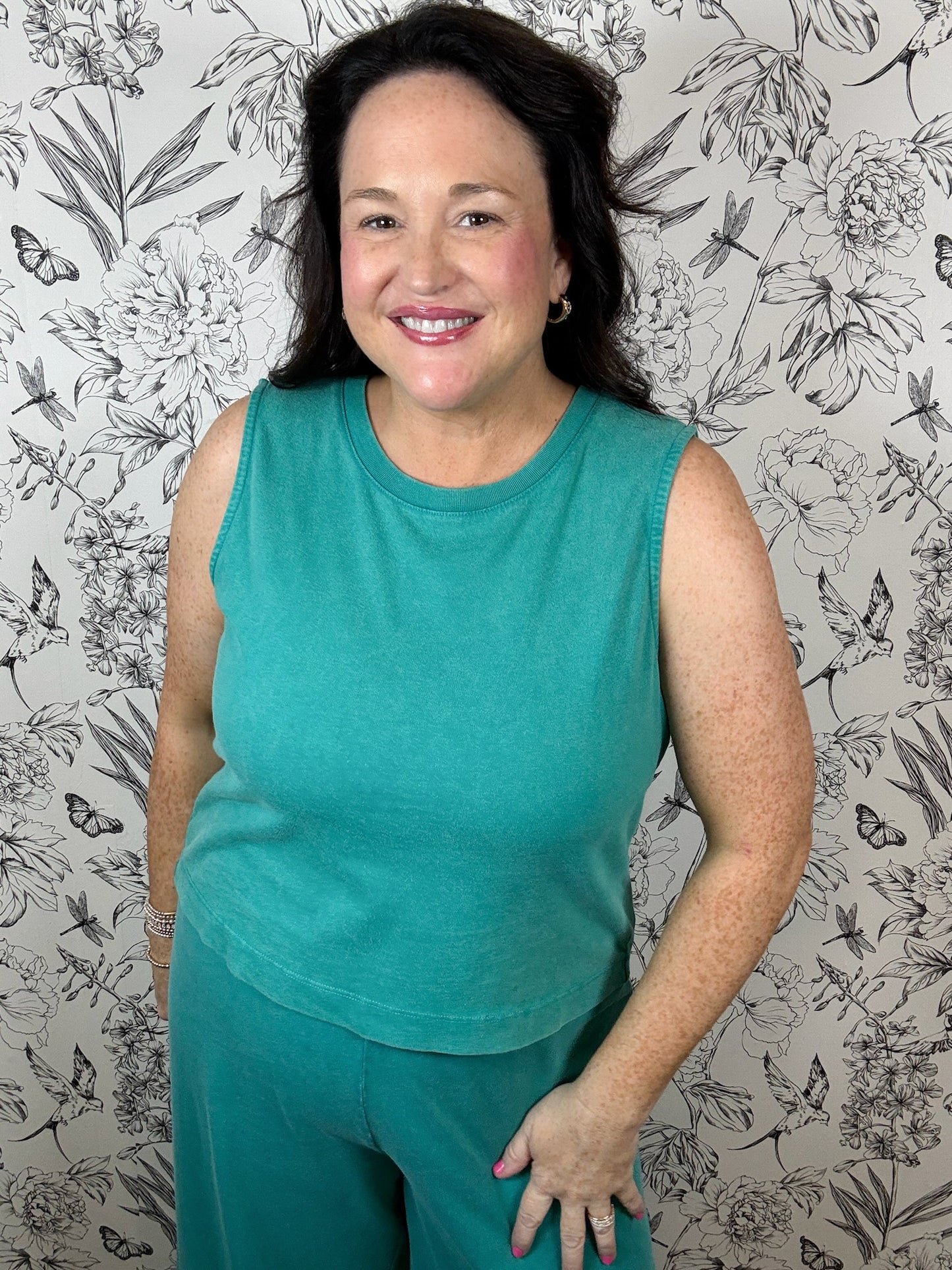 Sloane Jersey Tank | La Palma