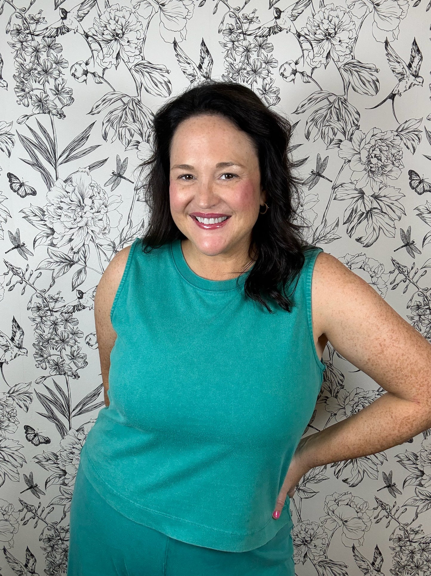 Sloane Jersey Tank | La Palma