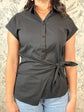 Moonlit Twist Top - Best & Co. Boutique