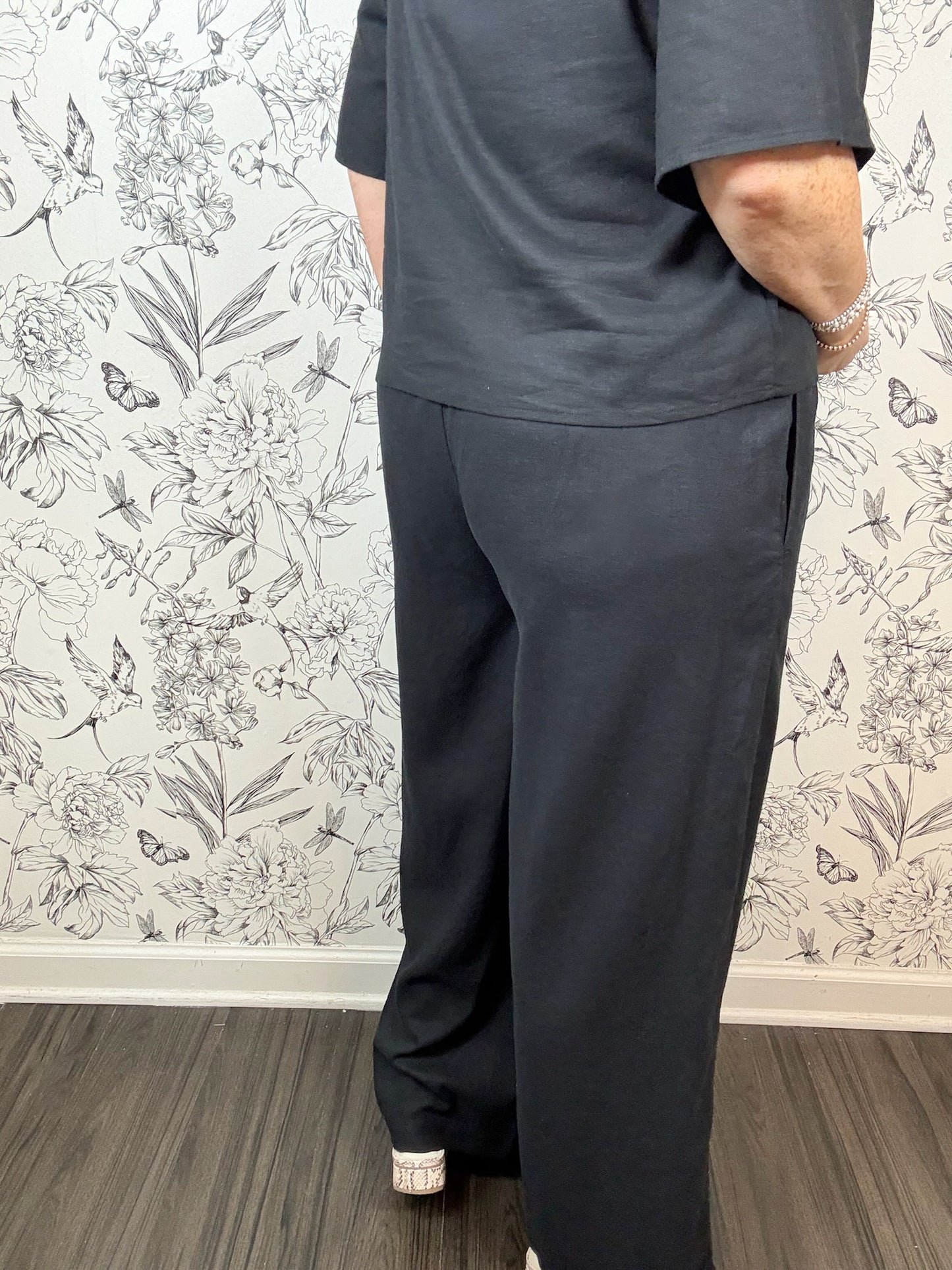 Scout Linen Pant | Black