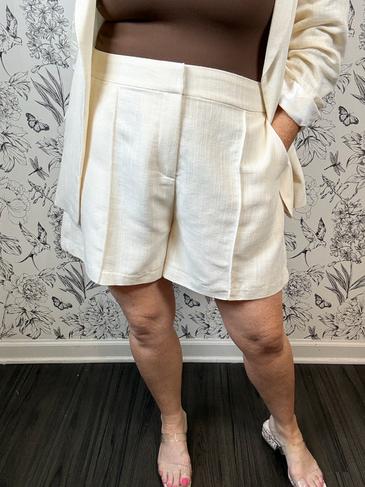 Clean Slate Linen Shorts