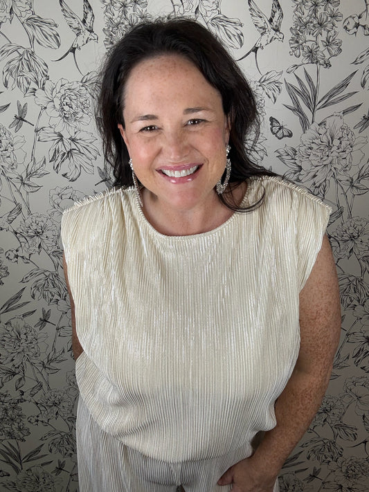 Ivory Hour Bubble Blouse