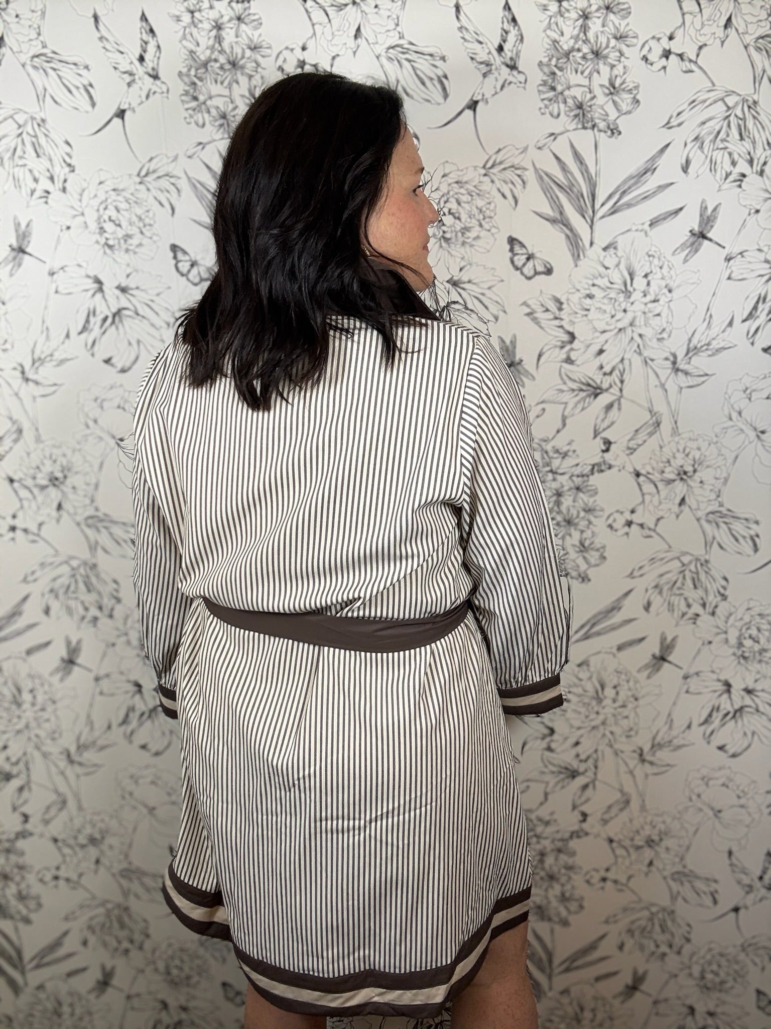 Falling in Line Belted Mini - Best & Co. Boutique