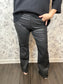 Stella Coated Black Denim