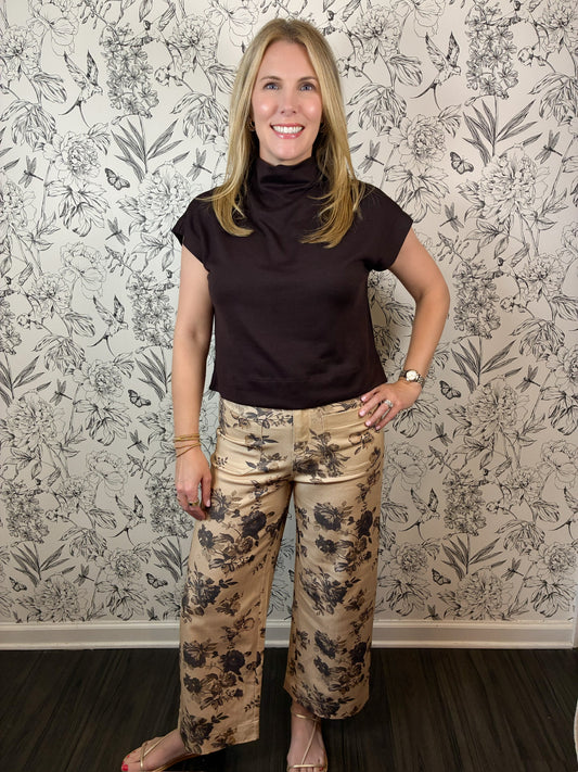 Cream Petal Trouser - Best & Co. Boutique